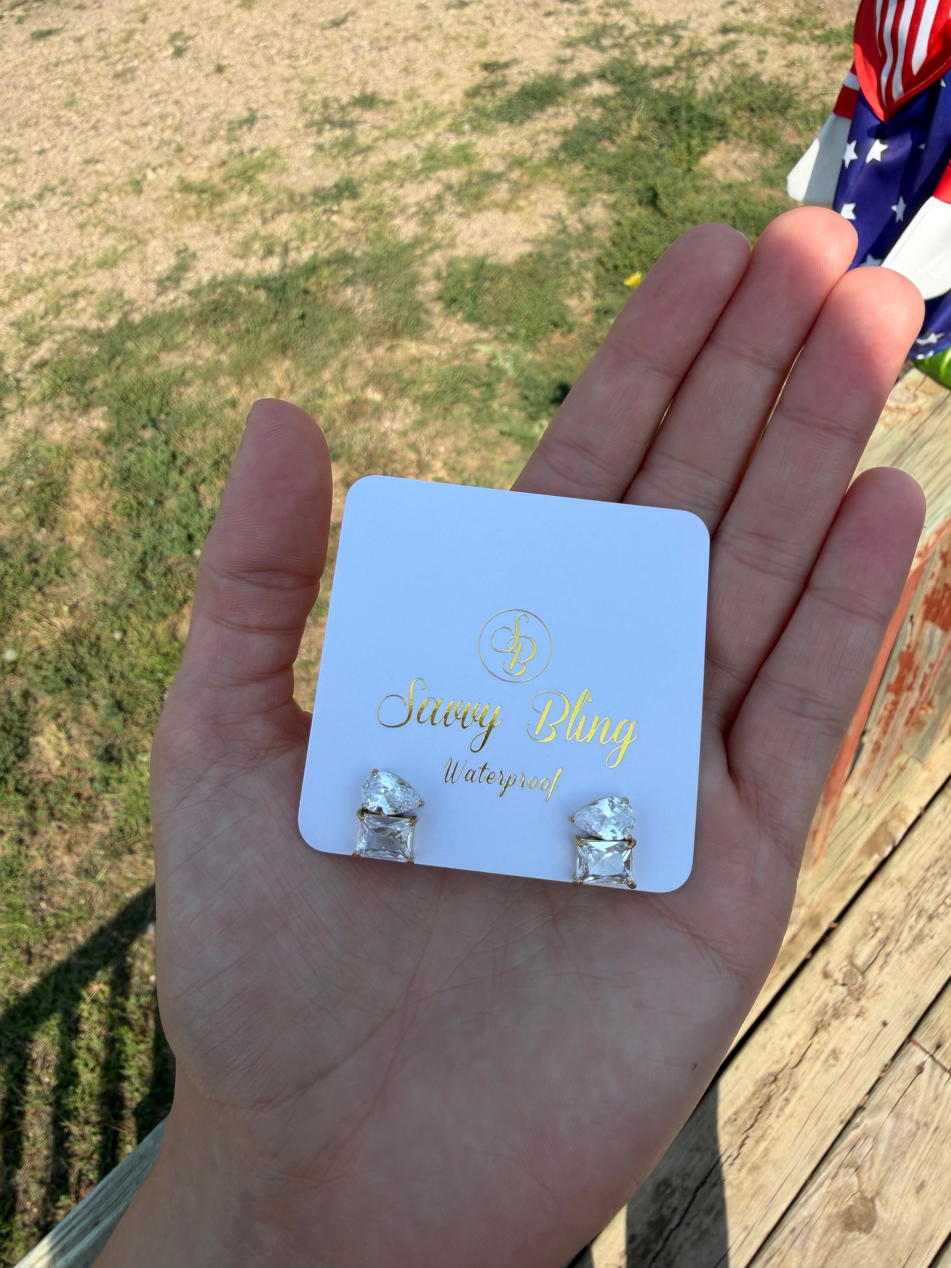 Krista Studs- Waterproof & Hypoallergenic