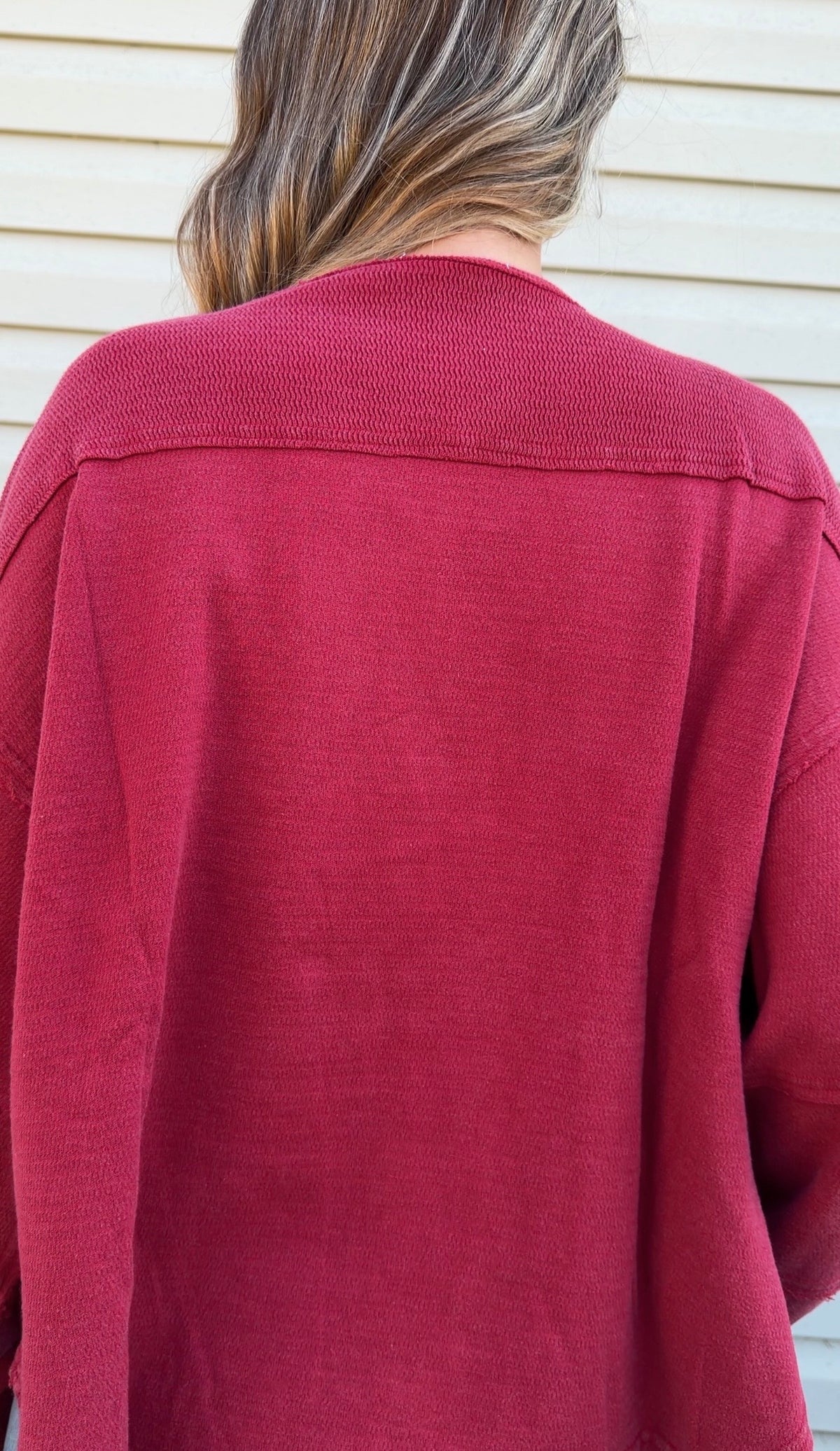 On Repeat Top- Red