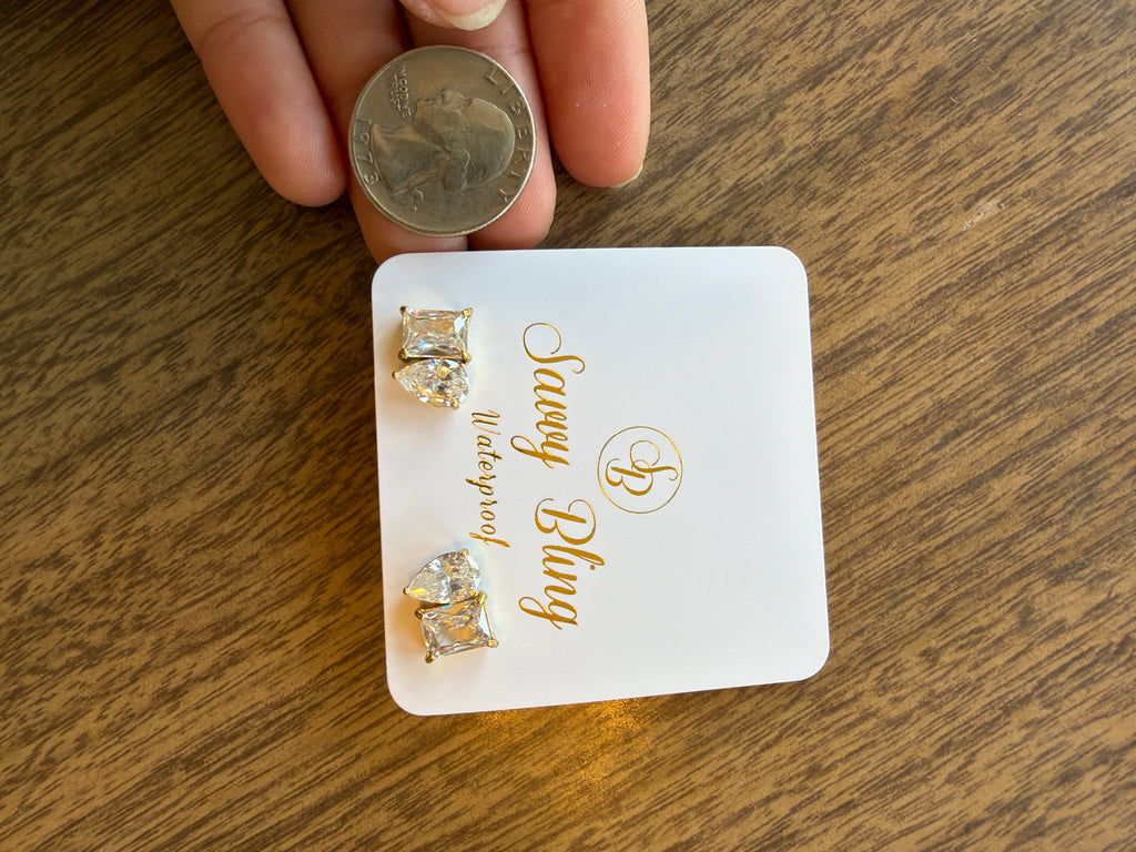 Krista Studs- Waterproof & Hypoallergenic
