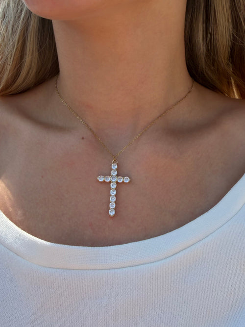 Cross Necklace- Waterproof & Hypoallergenic